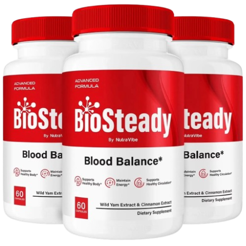 BioSteady 6 Bottles - 180 Day Supply